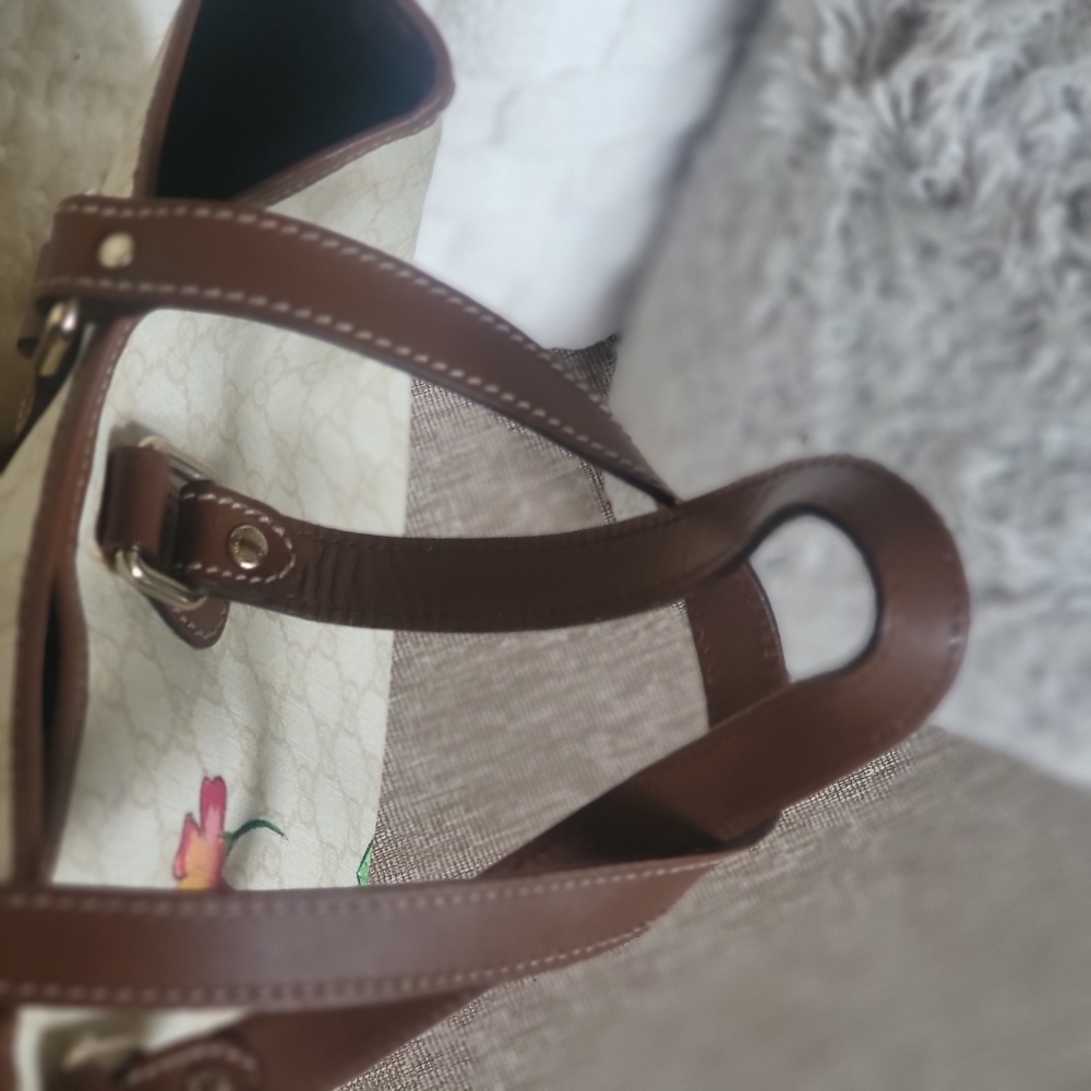 GUCCI GG Supreme Tote Bag PVC Leather .. Authentic - Picture 13 of 13